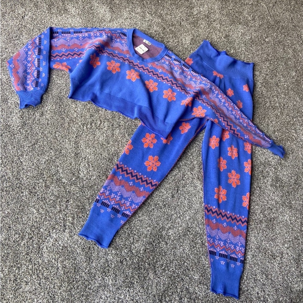 Free people knit set , size M, new